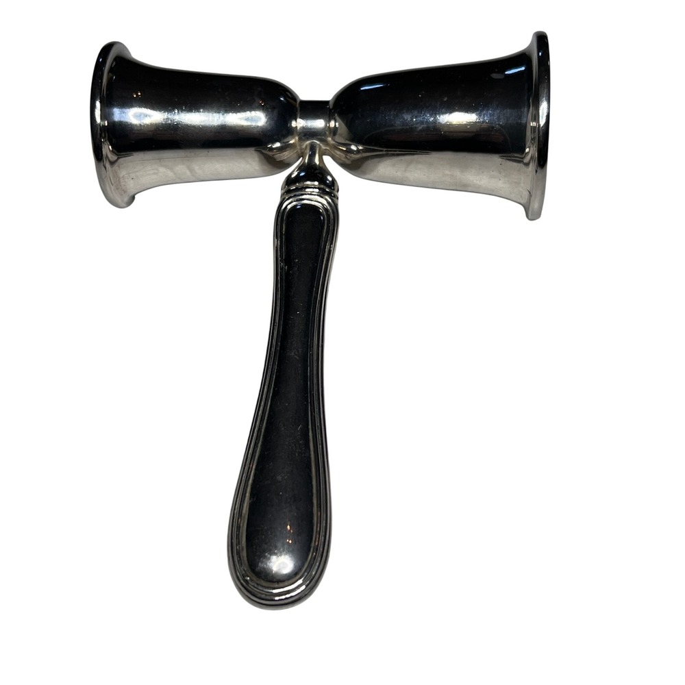 Wallace Silversmiths‎ Silverplate Handled Double Cocktail Jigger Bartender Tool